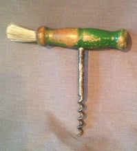 Corkscrew - Vintage - French with Brushed End and Green Finish