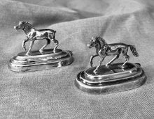 Place Card Holders 12 Figural Horses in Six Poses Sterling Silver Vintage to Antique