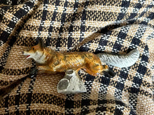 Hood Ornament Running Fox Cold Painted