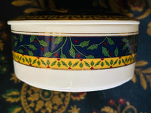 China Mikasa Covered Little Holiday Bowl with French Horn and Holly