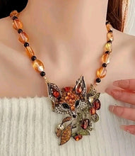 Necklace Statement Piece in Fox Form