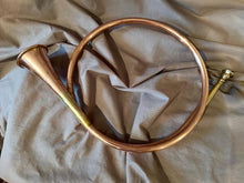 French Hunting Horn Vintage Copper and Brass