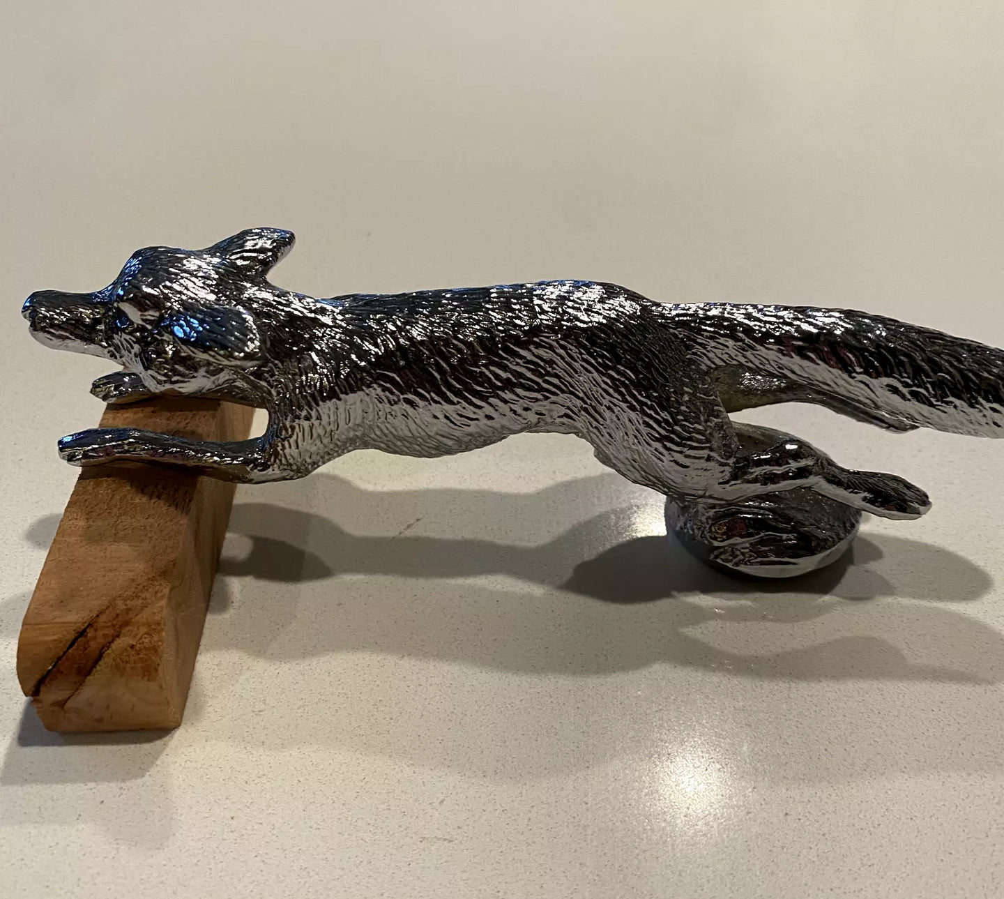 Hood Ornament LeJeune Running Fox