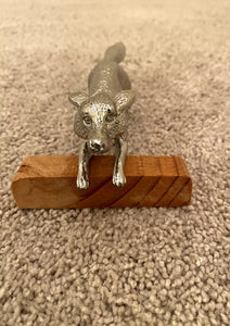Hood Ornament LeJeune Running Fox