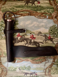 Hunt Horn Vintage Henry Keat with Leather Holster