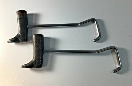 Boot Pulls Vintage Cast Iron Boot Form Handles