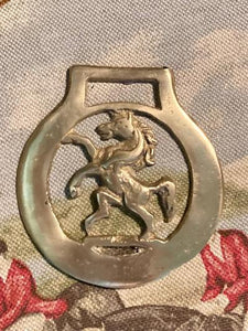 Brasses Vintage English Brass in Horse Rampant Form
