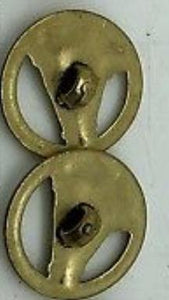 Buttons Brass Finish Horse Profiles Set of Nine
