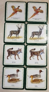 Coasters Wildlife Collection Set of Eight