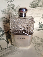 sterling silver ladies flask hallmarked antique england