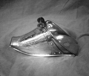 Side Saddle Vintage Silver Wash Slipper Stirrup
