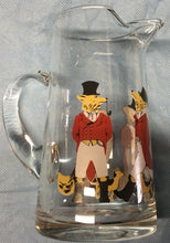 Pitcher and Glasses Snooty Fox Set - Vintage