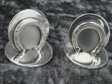 Place Card Holders Sterling Silver English Antique Horseshoe Form