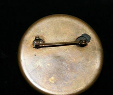 Fox Hunter Rosette Brass Pin