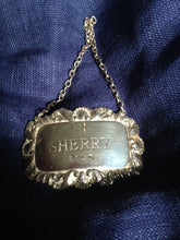 Hang Tag Sterling Silver English Sherry