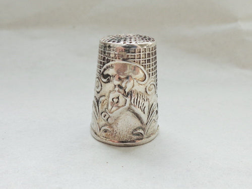 Thimble - Sterling Silver - Vintage to Antique - Horse Head Profile