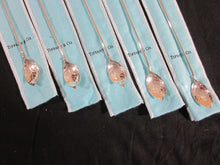 Tiffany Faneuil by Tiffany Sterling Silver Sipper Spoons Leaf Design